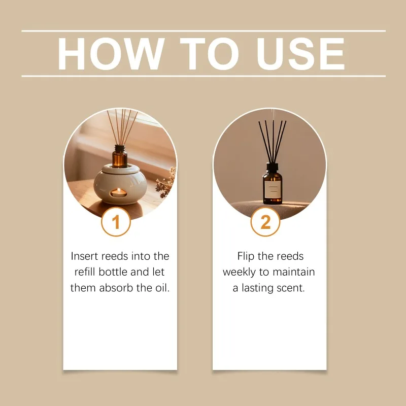 Sandalwood & Oud Reed Diffuser Aroma Oil,Home Fragrance Refill,100ML