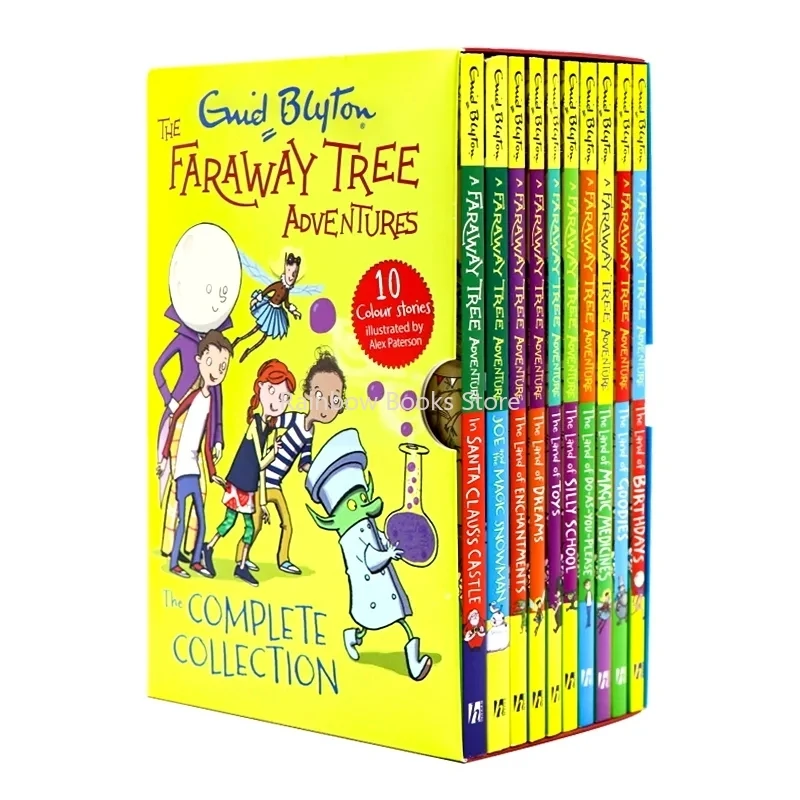 

10 Books Enid Blyton A Faraway Tree Adventure Children's English Story Novel Fiction Kids Education Reading Gift Comic Picture