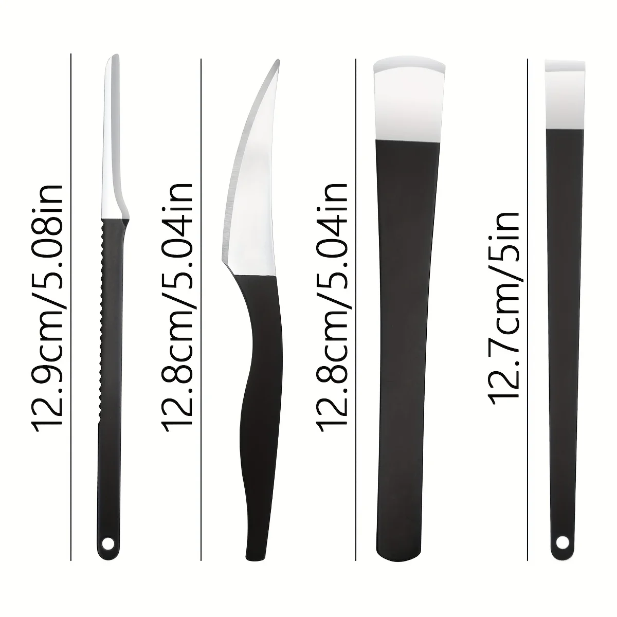 5 قطعة سكاكين أظافر جديدة رافع الكالس ماكينة حلاقة باديكير طقم السكاكين أدوات باديكير المهنية عدة مع صندوق تخزين الجلد الميت #5