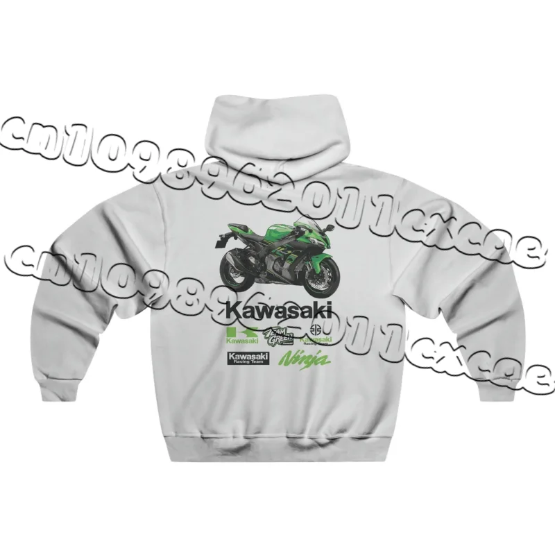 

Kawasaki Trendy Hoodie Men's Personalized Pattern Printed Spring and Autumn Versatile Casual Hoodie Sports Top