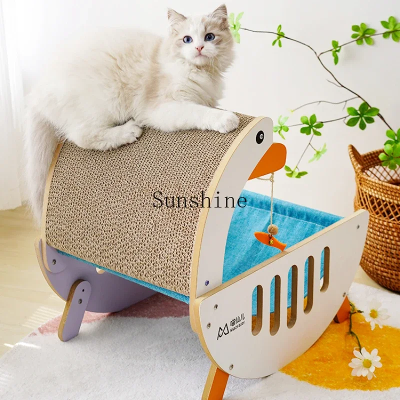 Cat scratching board princess bed off the ground four seasons general pet supplies