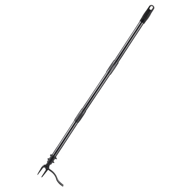 1.6M Weed Puller Tool With Extended Handle Detachable  4 Claw Weeder Tool Effortless Weeding For Various Terrains