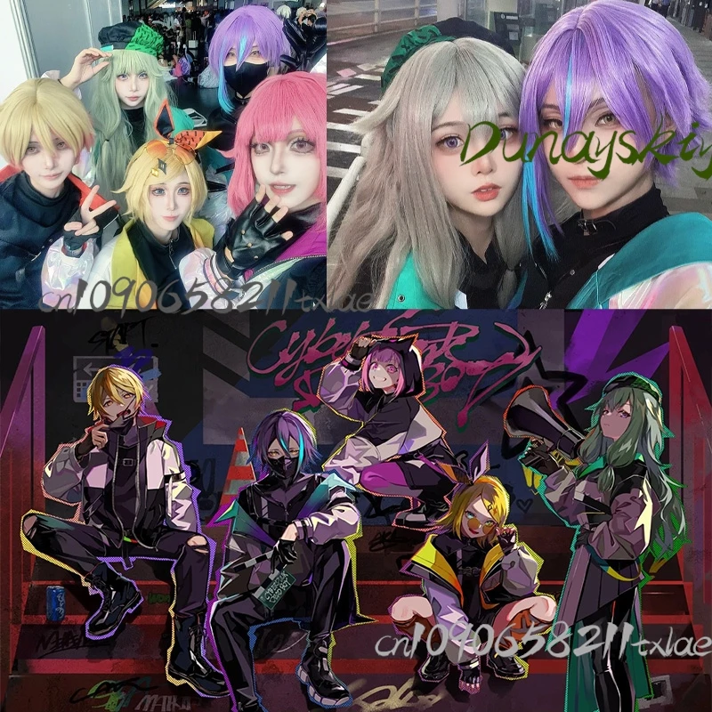 

PJSK MMJ band Tenma Tsukasa anime collections cosplay costumes wigs accessions full set jirai kei high quality Halloween cosplay