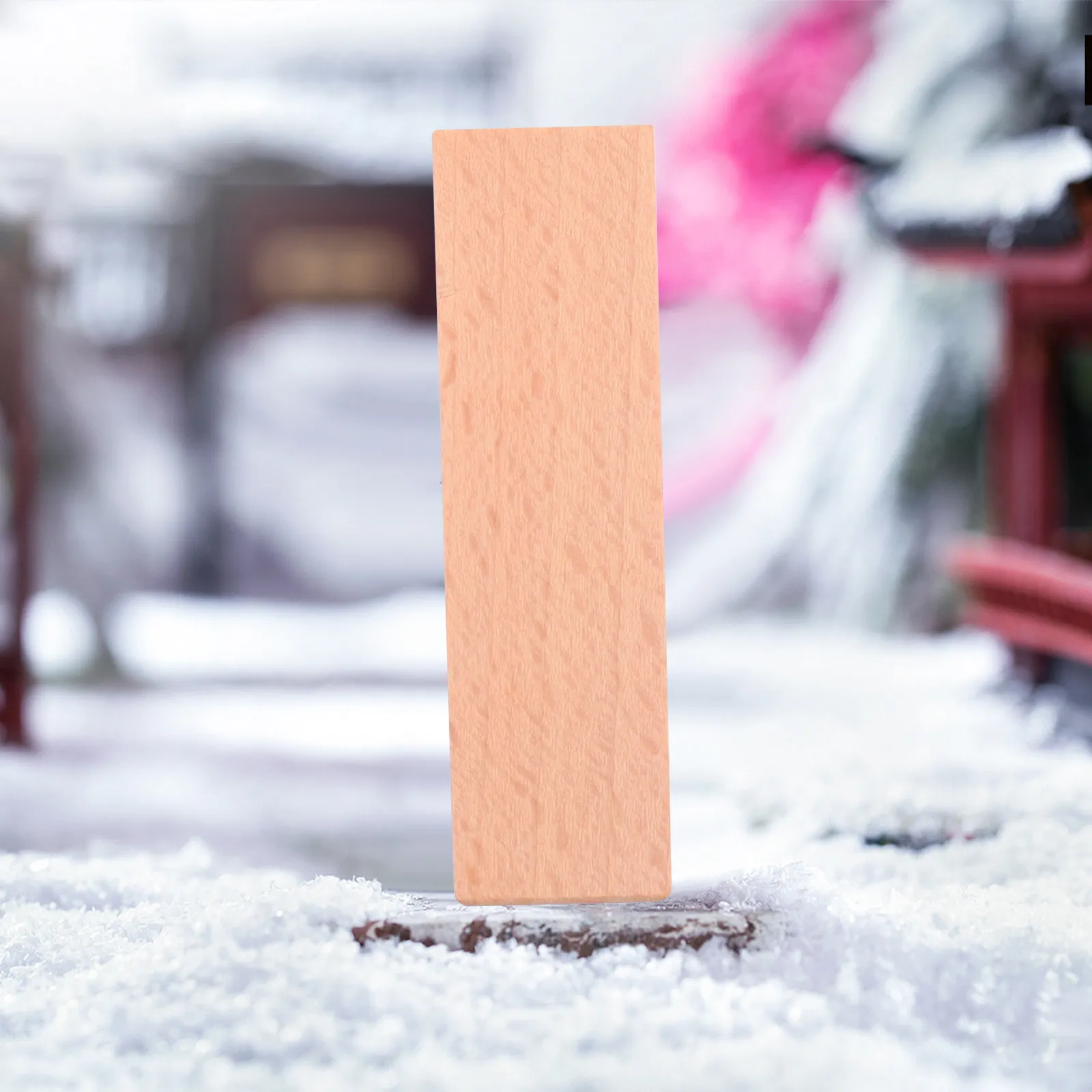 8Pcs Beech Wood Stampers Blank DIY Carving Square Seals for Scrapbook Cards Handmade Craft Tools Wooden Seal Set