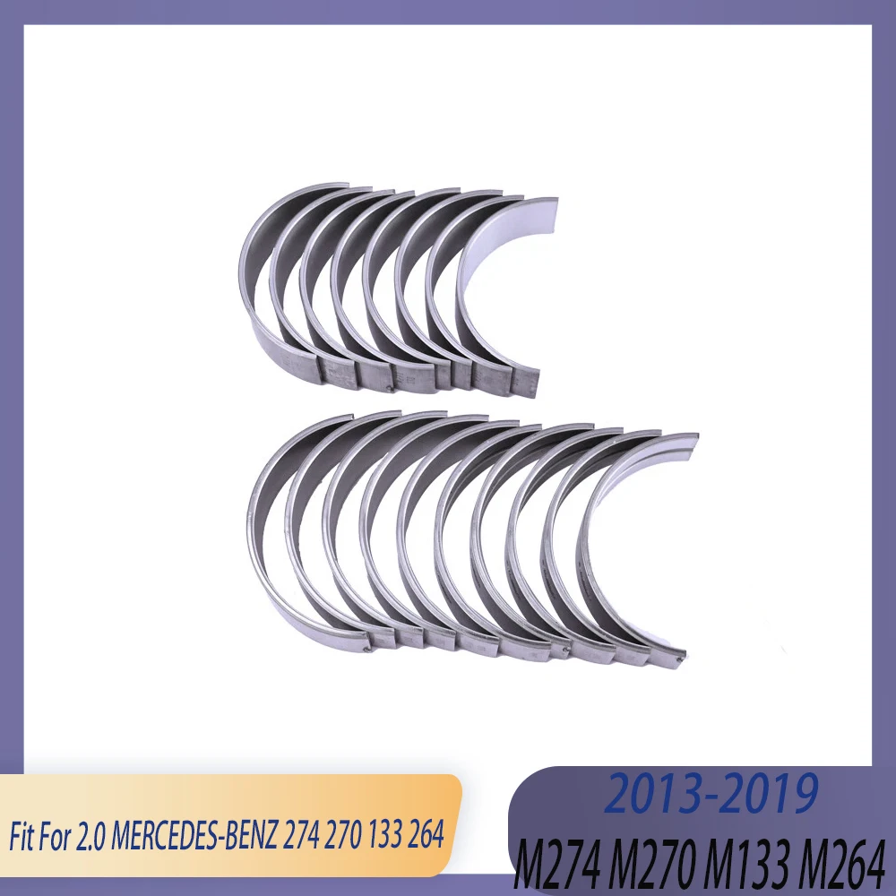 STD Engine Parts Main & Con rod Bearing Set Kit 2.0 L M274 M270 Gas 13-19 For MERCEDES-BENZ 274 270 133 264 E300 2.0T 2.0L