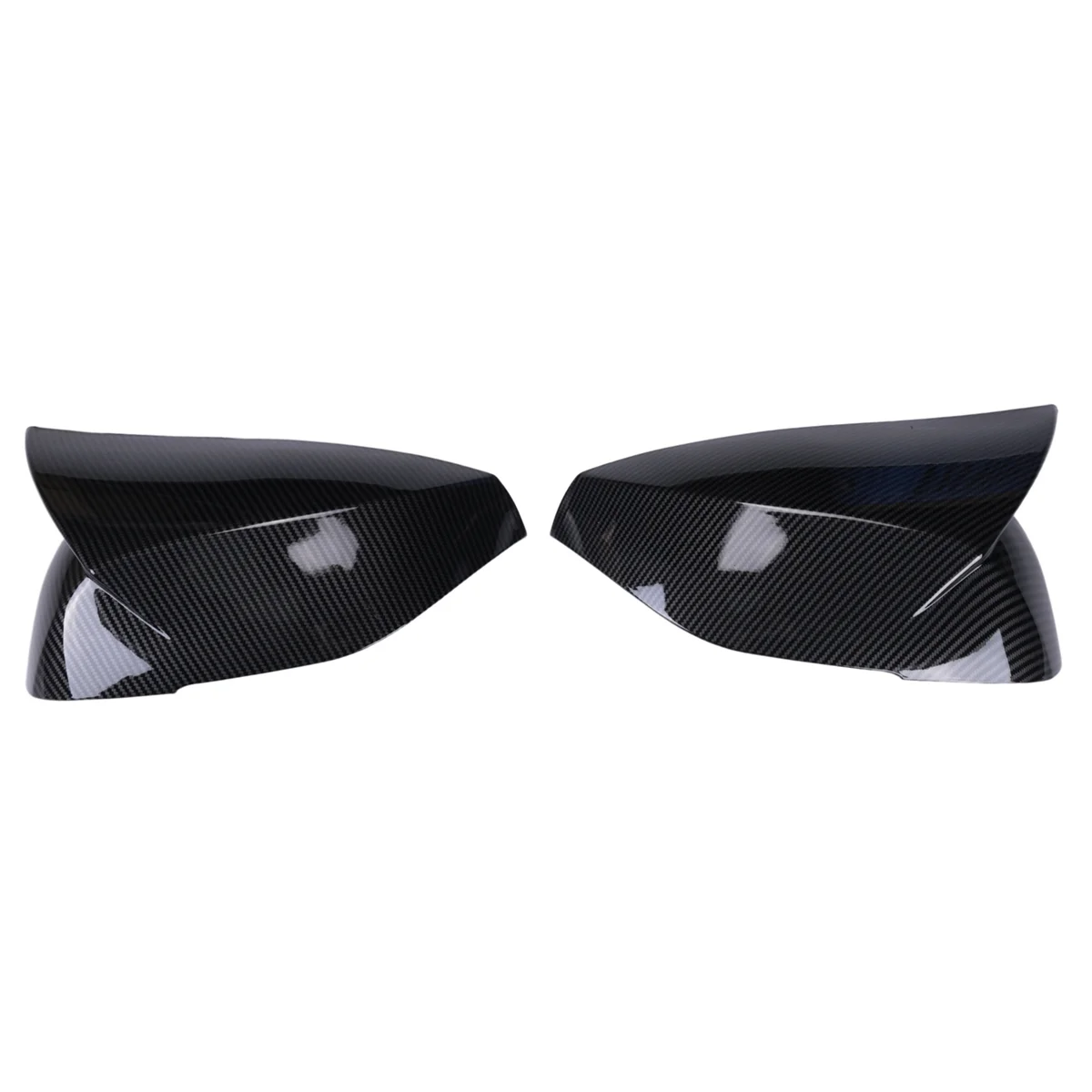 For Infiniti Q50 Q60 Q70 QX30 2014-2021 Carbon Fiber Color Rearview Mirror Cover Caps Side Door Mirror M Style Pair