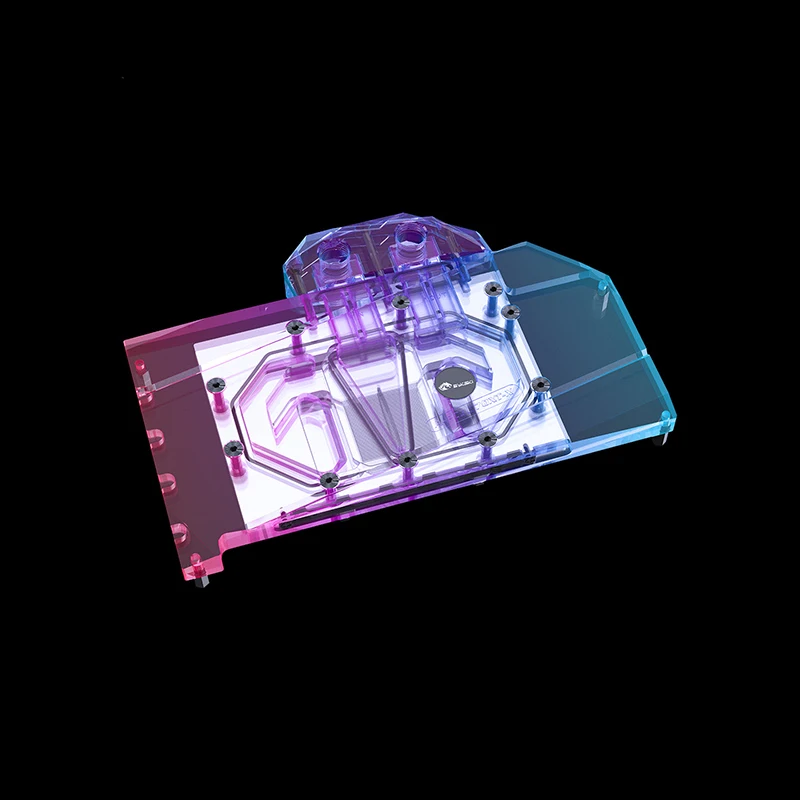 

Bykski Water Cooler Use For PowerColor AMD RADEON RX 9070XT HellHound Card Cooling Block,With Backplate,A-PC9070XT-X