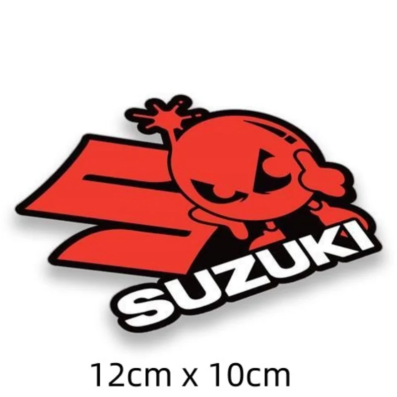 لسوزوكي دراجة نارية شخصية وممتعة ملصق مزخرفة خوذة الجسم جذع مقاوم للماء والشمس تعديل ملصق