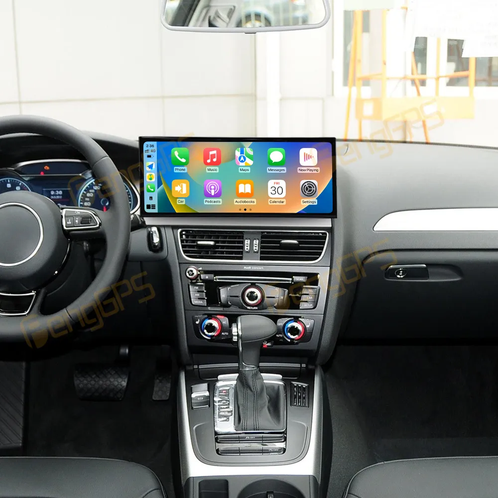 

15,8-дюймовый автомобильный радиоприемник CarPlay Android 14 для Audi A4 A5 2009-2016, мультимедийный плеер с сенсорным экраном, GPS-навигация, головное устройство DSP Auto