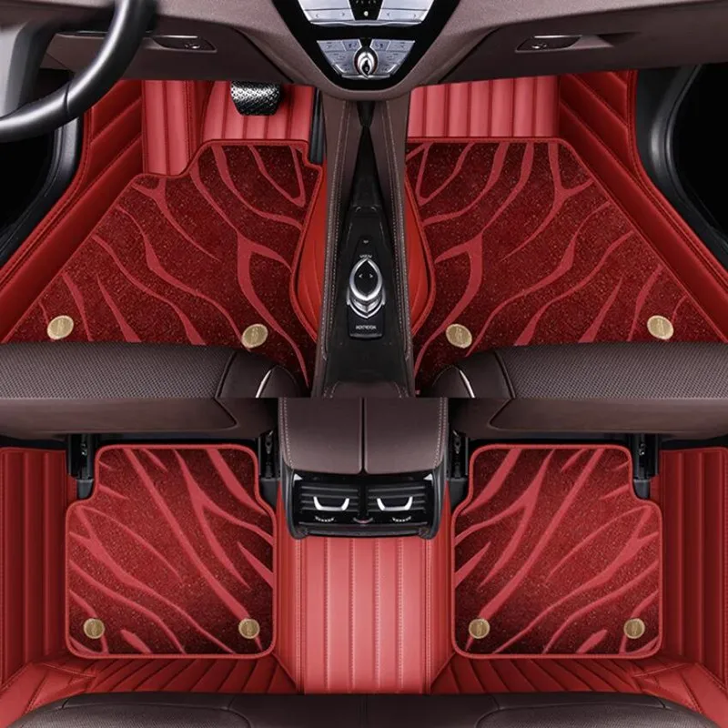 

Коврики высшего качества! Изготовленные на заказ автомобильные коврики для Porsche Macan EV 2025, прочные водонепроницаемые двухслойные ковры для Macan 2024