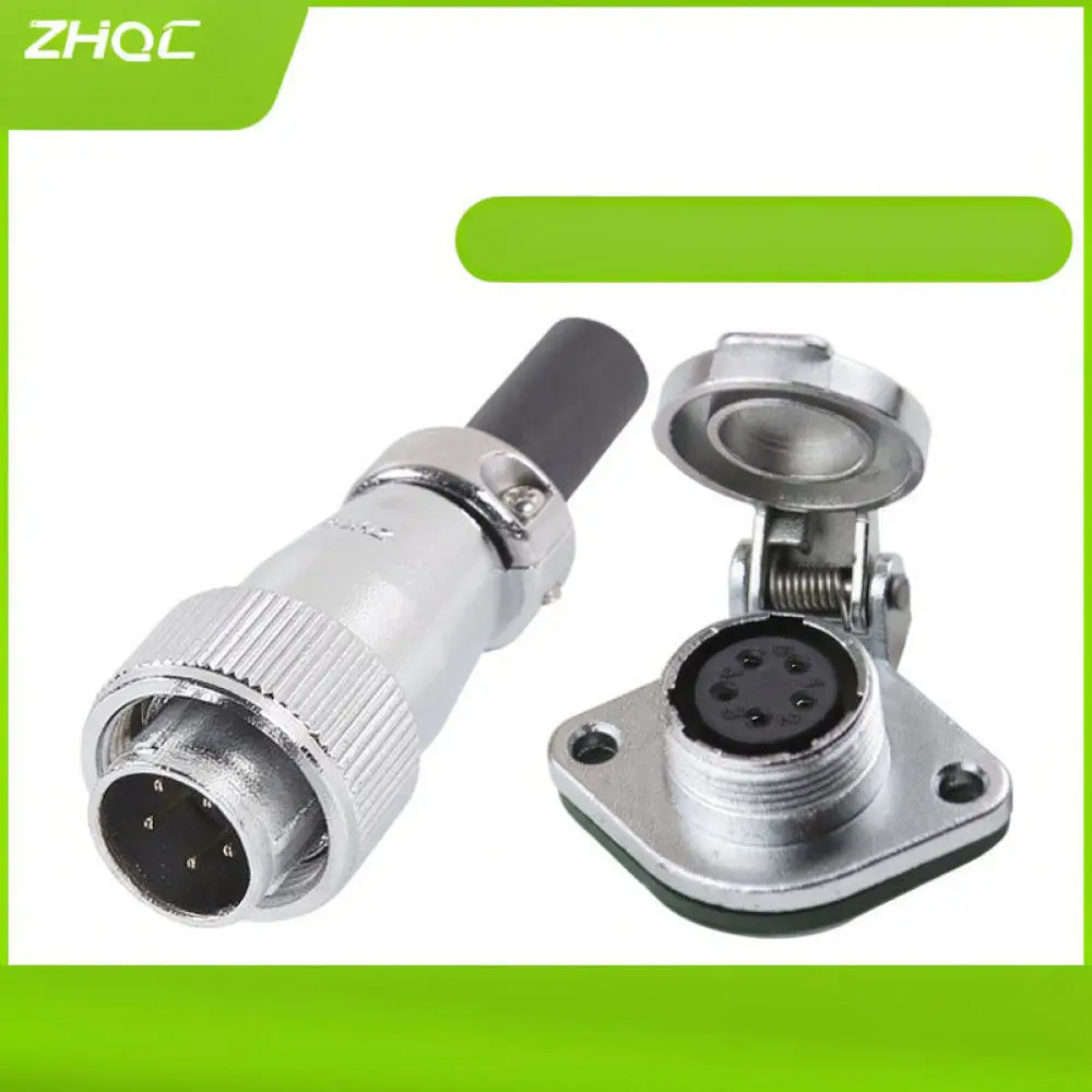 WS16 Connector Aviation Plug Electrical Socket Flange Mount Waterproof Dustproof Cover For ZHQCN Industry Power System