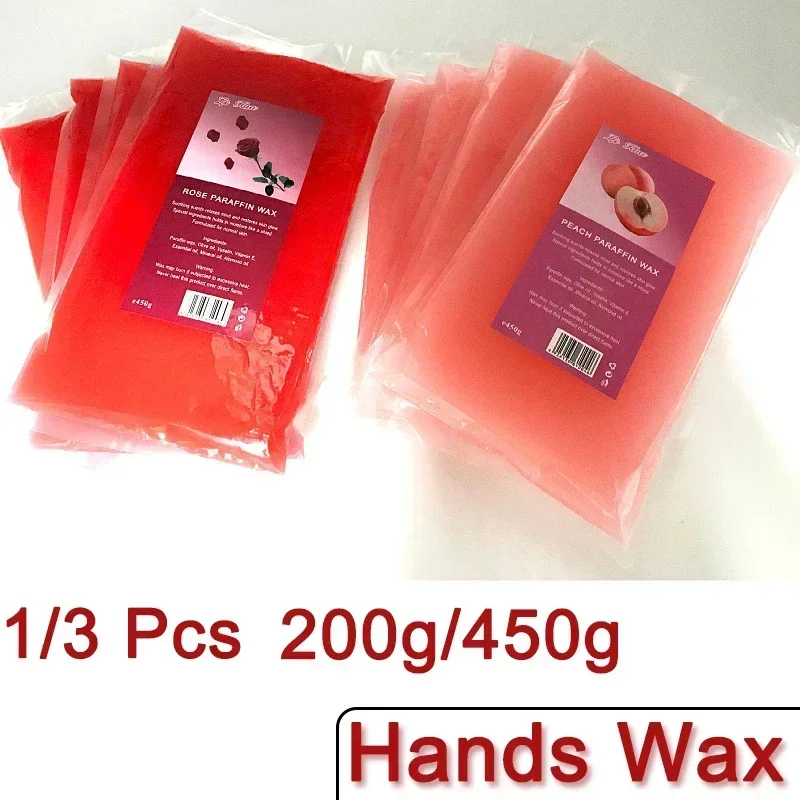 2026 200g/450g Paraffin-Wachsbad für Hände & Füße, Peel-Off-Maske, Feuchtigkeitsspendende Handmaske, 1/3 Stück – Detail 5