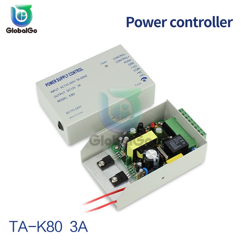 AC110 - 220V Контроллер питания системы контроля доступа DC12V 3A