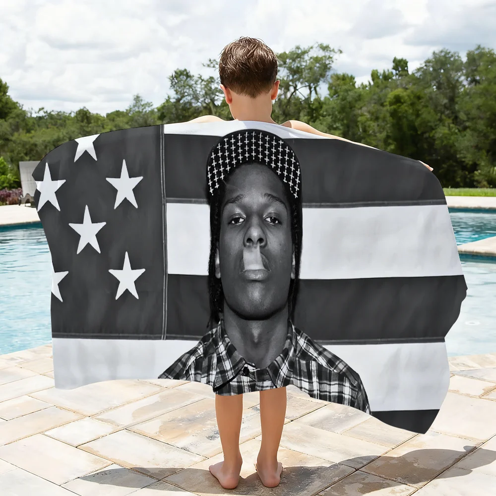 Rapper A-Asap R-Rocky Don't Be Dumb Towel Quick Dry Absorbent Beach Towel for Sports, Fitness, Swimming and Outdoor Activities