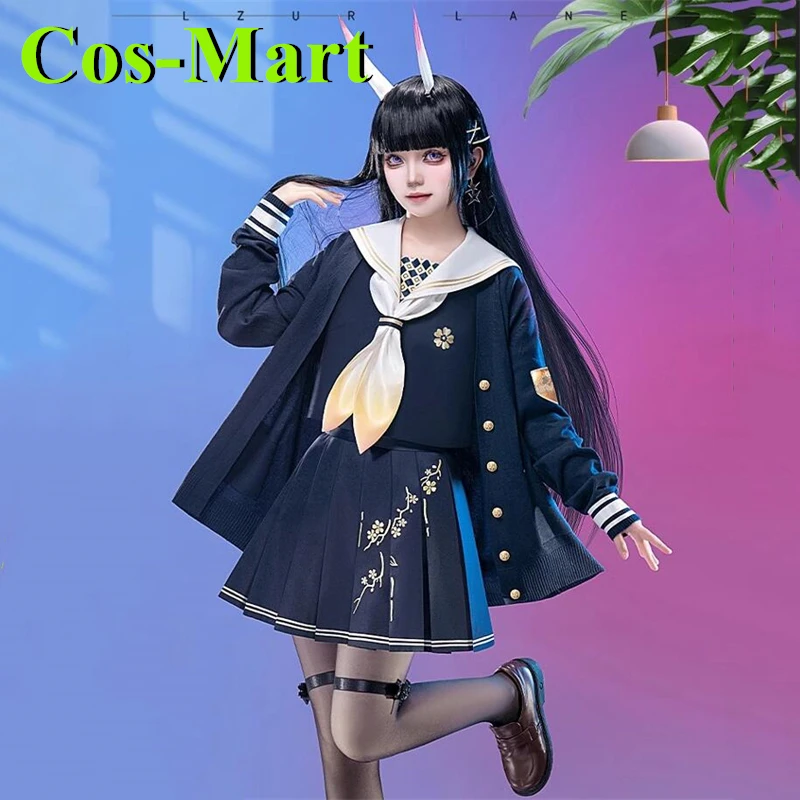 Cos-Mart Game Azur Lane IJN Noshiro Maid Outfit Cosplay Costume Sweet Lovely Maid Dress Female Activity Party Role Play Clothing