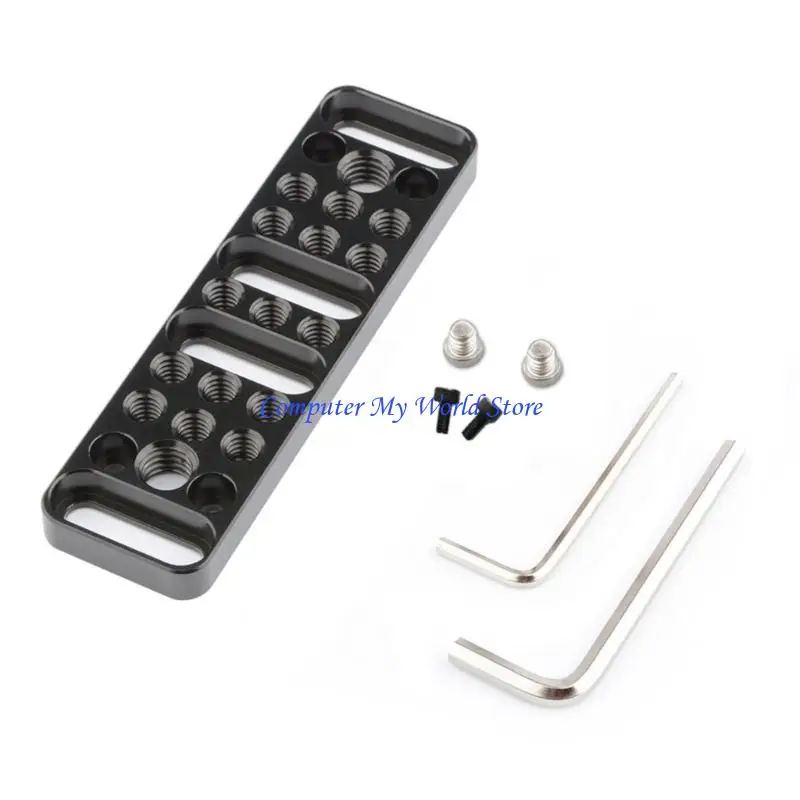 

Y08B Multipurpose Cheese Plate Camera Base Plate With 1/4In & 3/8In Thread For Camera Photography Video Accessories