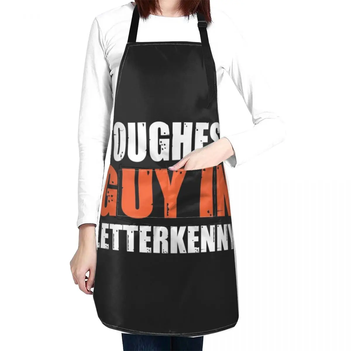 Toughest Guy In Letterkenny Apron Korean For Women women's kitchens Kitchen Apron