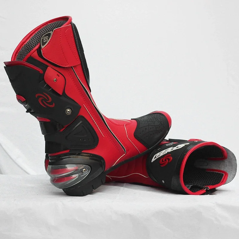 

Мужские мотоциклетные ботинки Riding Tribe, туристическая обувь для верховой езды, мотогонки, мотокросс, внедорожная мотоциклетная обувь, Botas Moto