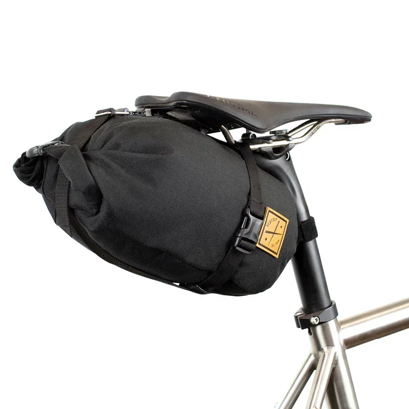 Handmade Waterproof Bicycle Saddle Bag Large Tail Bag with Restrap Tool Pouch