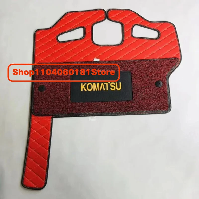 Excavator Cab Foot Mat For Komatsu Cabin Floor Mat For PC130-8 PC160-8 PC200-8