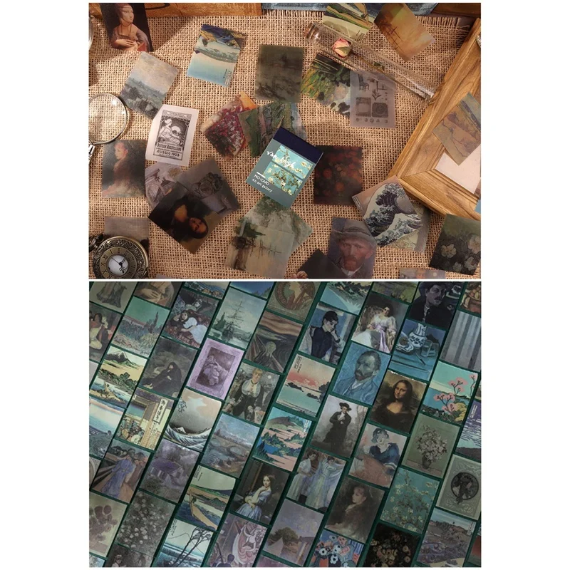 366 صفحة الخيال خمر بطاقة سكرابوكينغ الصغيرة صنع المجلات DIY كرافت الرجعية ورق للكتابة بطاقة الحرفية أطقم