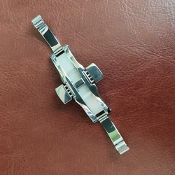 5 x 22mm Metal Watch Band Buckle Watchband Strap Silver Stainless Steel Clasp Butterfly Button For TISSOT 1853 Other watches