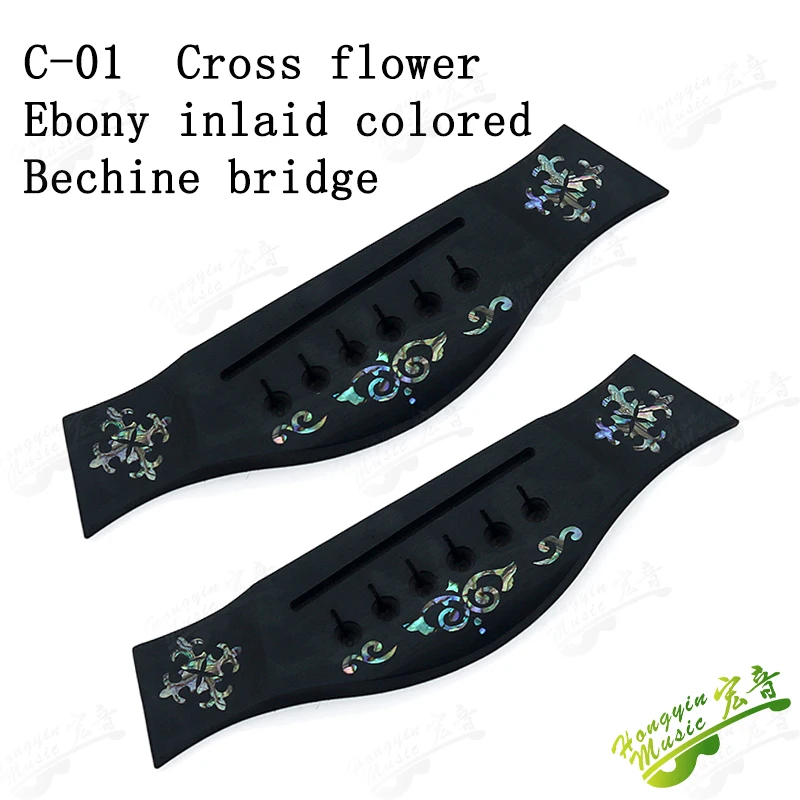 Ebony Inlaid true color Bechine code folk acoustic guitar TL harp under bridge code lower drive pull wire plate pull string plat