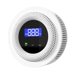 Smart WiFi Gas Leak Detector Gas Leak Sensor APP Remote Control USB Type-C Power Multifunctional for LPG Gas Biogas Methane