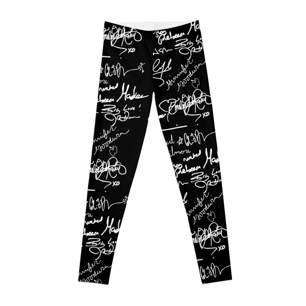 OUAT autograph (white text) Leggings legging gym Jogger pants Womens Leggings