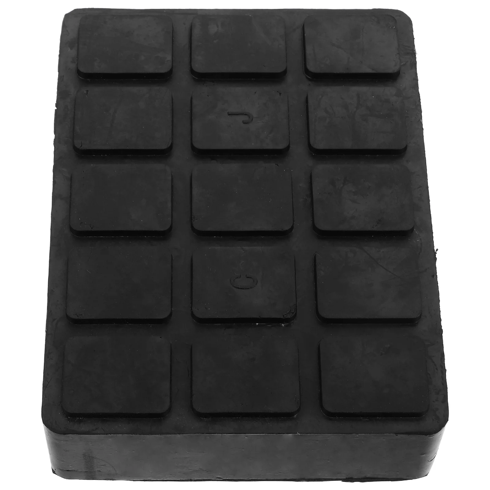 Automotive Jack Stand Rubber Pad Floor Jack Pad For Stand Car Lift Accessory Rubber Jack Pad For Rv, Black Thick Rubber Block