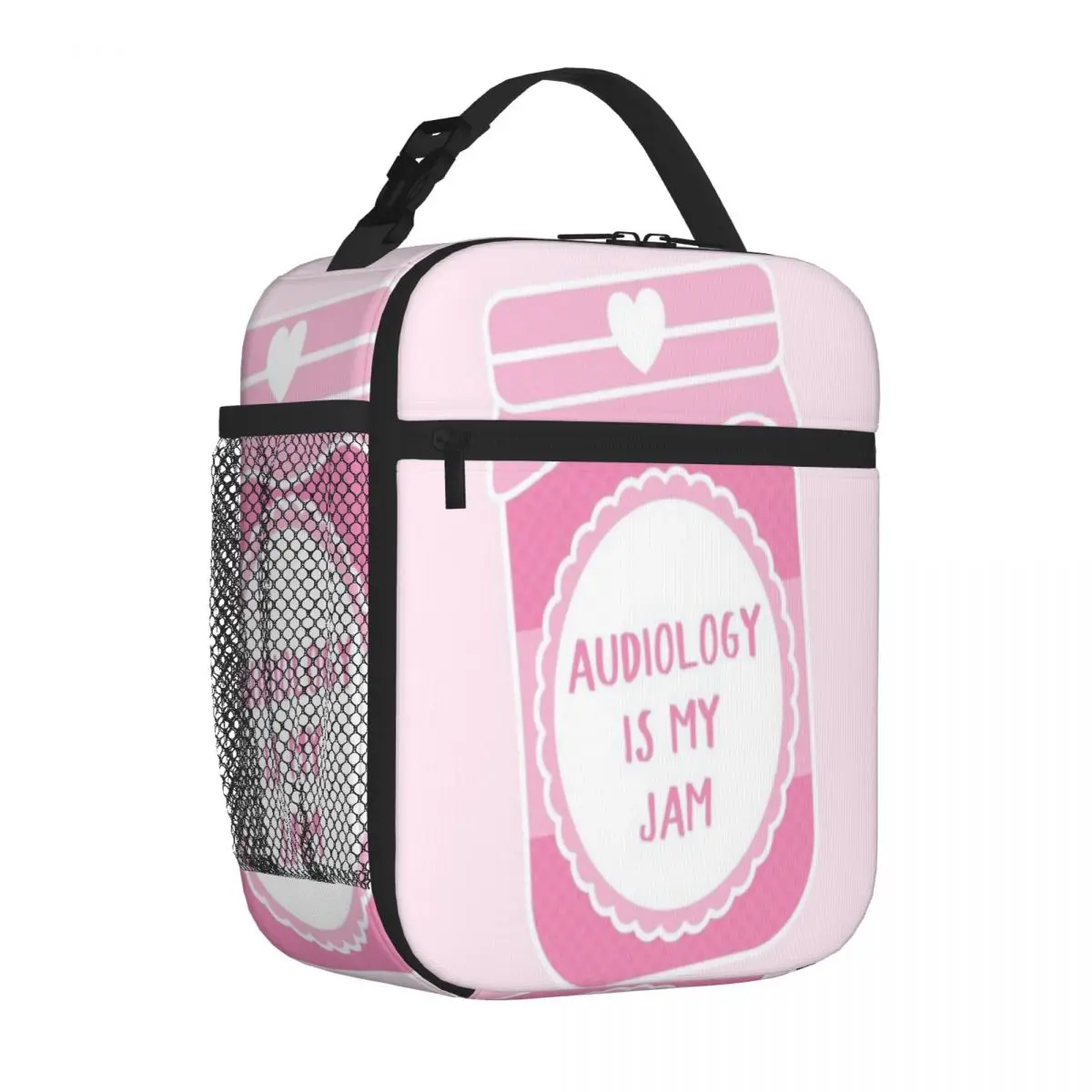 Bestselling Audiology Is My Jam Patchwork Cooler Tote Office Break Insulated Lunch Pouch
