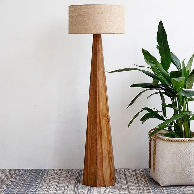 

Деревянные торшеры в японском стиле ваби-саби в стиле ретро, дзен, чайная комната, спальня, прикроватные тумбочки, кухня, кабинет, тканевое освещение, светодиодный вертикальный светильник