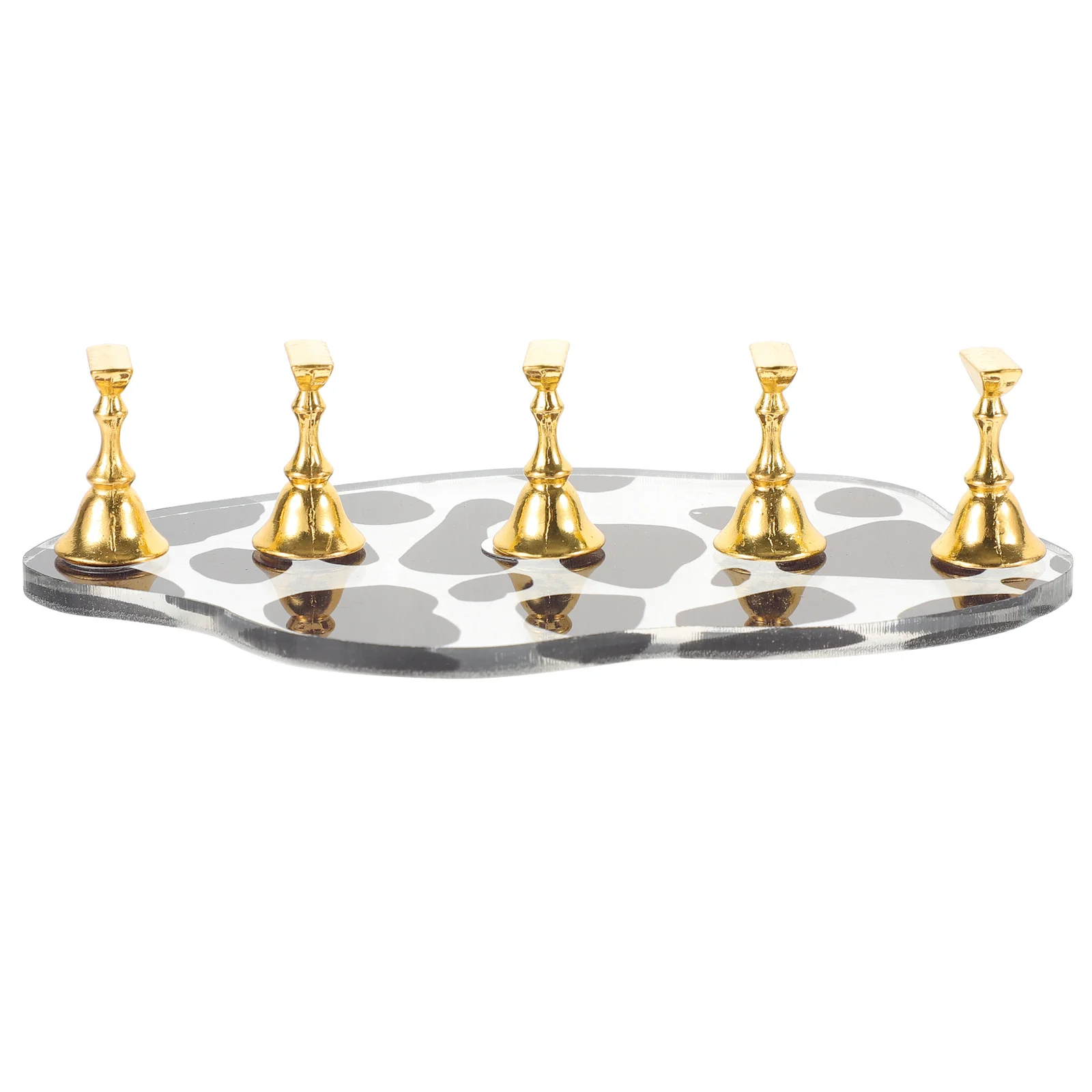 

2 set Practice Stand For Beginner Fake Nail Stands Press On Nails Holder With Base Nail Art Display Stand Manicure Training Tool