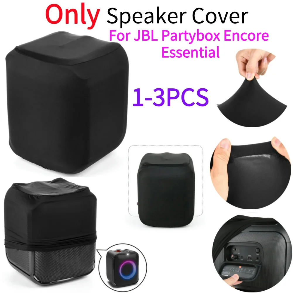 Funda para altavoz, funda antipolvo de Lycra, funda protectora estirable con banda elástica para altavoz esencial JBL PartyBox Encore