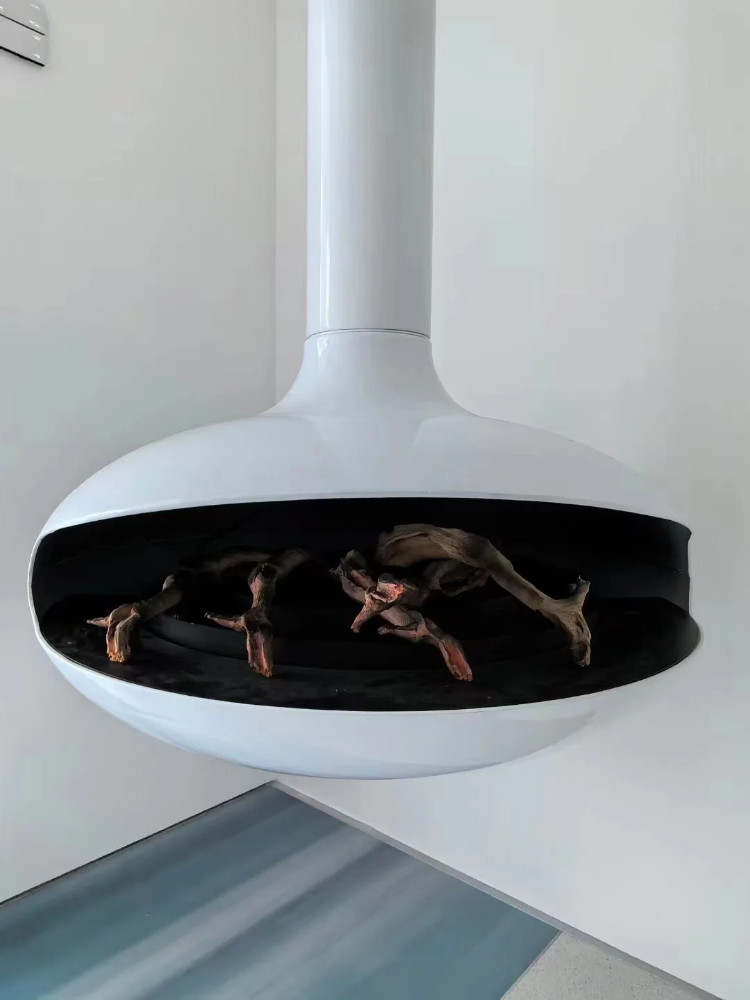 

#c #v Modern Design Cast Iron Wood Burning Stove Indoor Pellet Firewood Fuel Home Heaters Living Room Outdoor