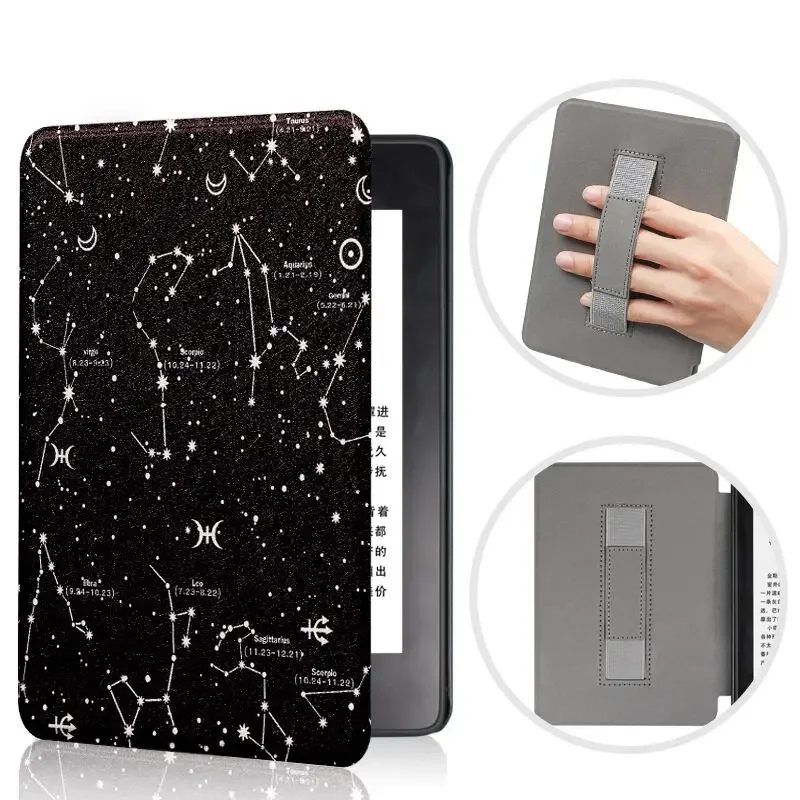 Für kindle paper white 7. 6. 5. Generation Fall 6 Zoll pu Ledertasche mit Hands ch laufe dp75sdi ey21 Papier weiß 3 2 1 Abdeckung