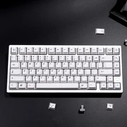 148 Keys Minimalist White Keycaps PBT Cherry Profile Dye Sublimation Keycaps For Apple MAC Mechanical Gaming Keyboard Keycap