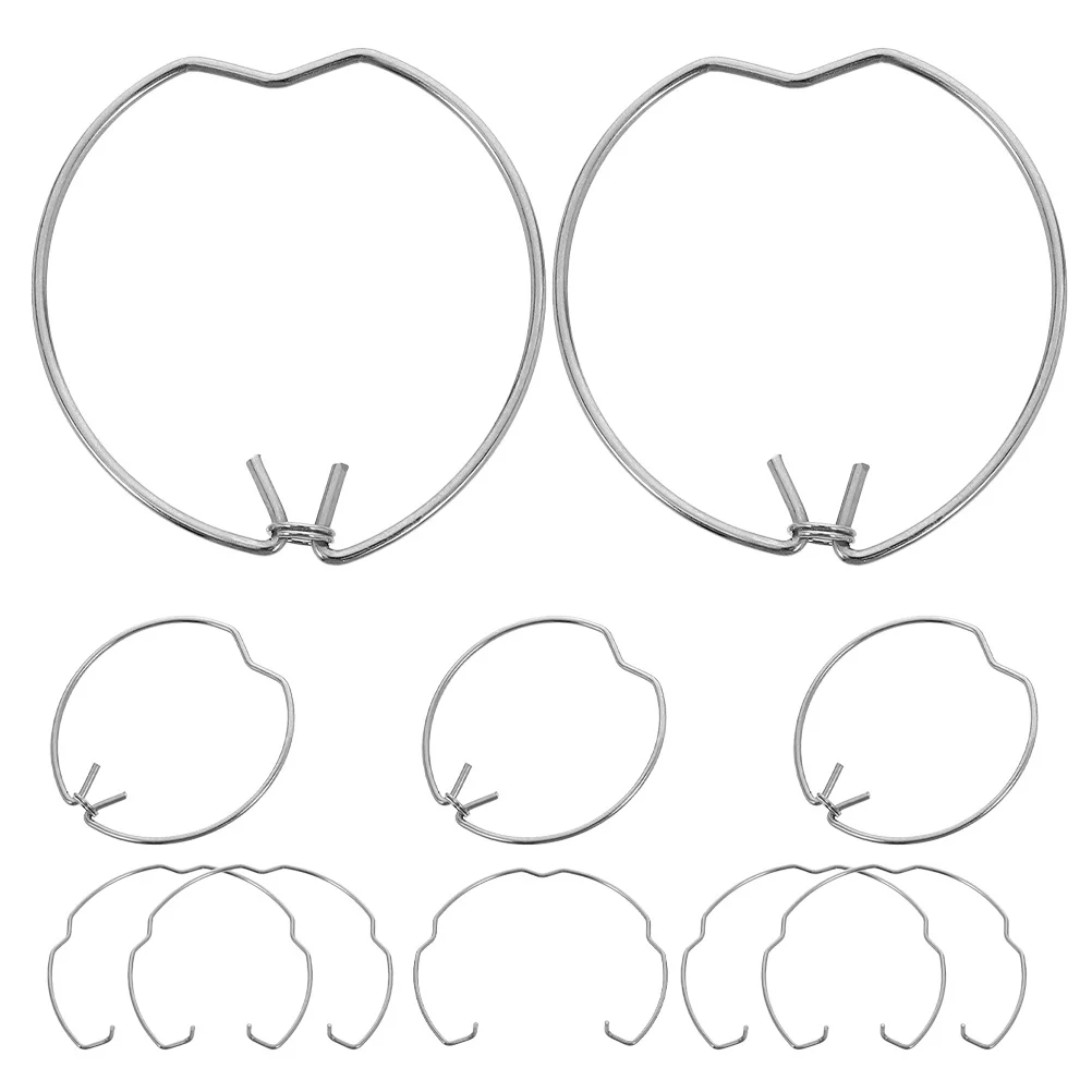 10 قطعة مقاطع الربيع الإضاءة راحة المعادن الاحتفاظ المشابك التصميم الجمالي مستقرة ضوء لمبة الاحتفاظ الربيع المشابك #3