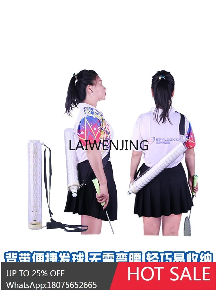 LYN badminton automatic serve tube single person intelligent professional ball feeding artifact