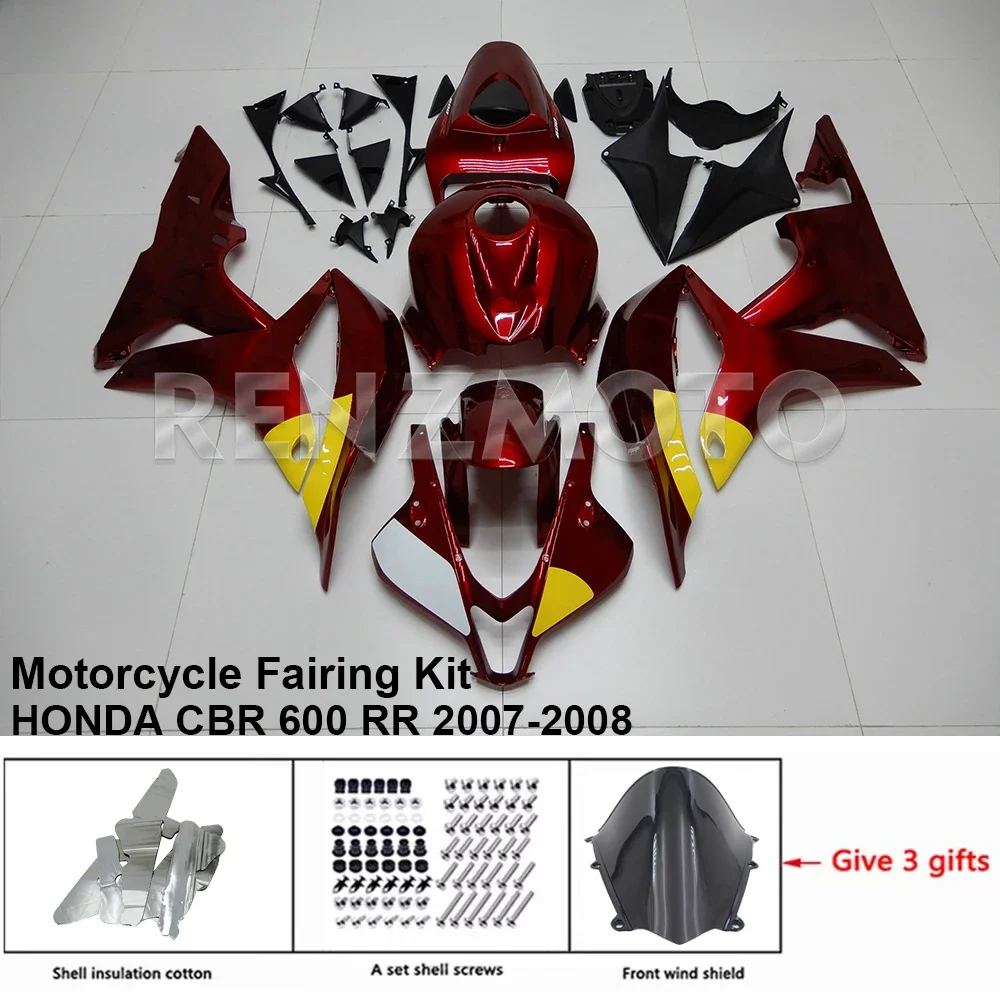 

Обтекатель R/Z HR08006 для HONDA CBR600RR 2007-2008, комплект кузова мотоцикла, декоративная пластиковая защитная пластина, аксессуары, оболочка