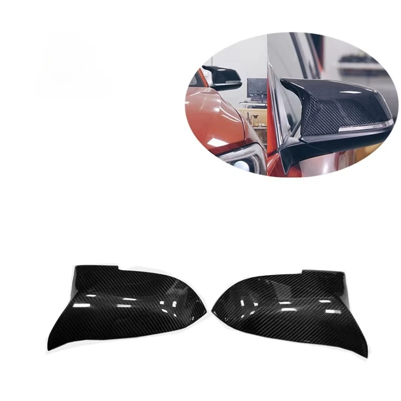 Dry Carbon Fiber Mirror Caps Cover for BMW F20 F22 F30 F32 F33 F36 F87 M2 X1, Pre-Preg Autoclave UV Resistant 2x2 Twill Gloss Fi