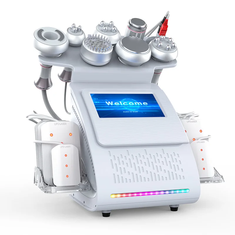 9 in 1 Multifunctional Beauty Device with 80K Vibration  Vacuum Care Cold Hammer for Body and Skin Wellness