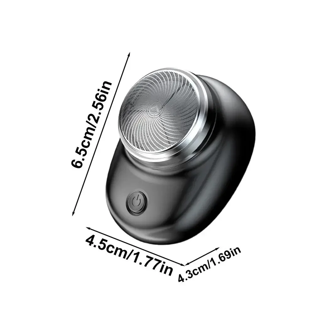 Zak elektrisch scheerapparaat Draagbaar mini-reisscheermes Oplaadbaar gezichtsbaard- en lichaamshaartrimmer Draadloos afneembaar scheerapparaat