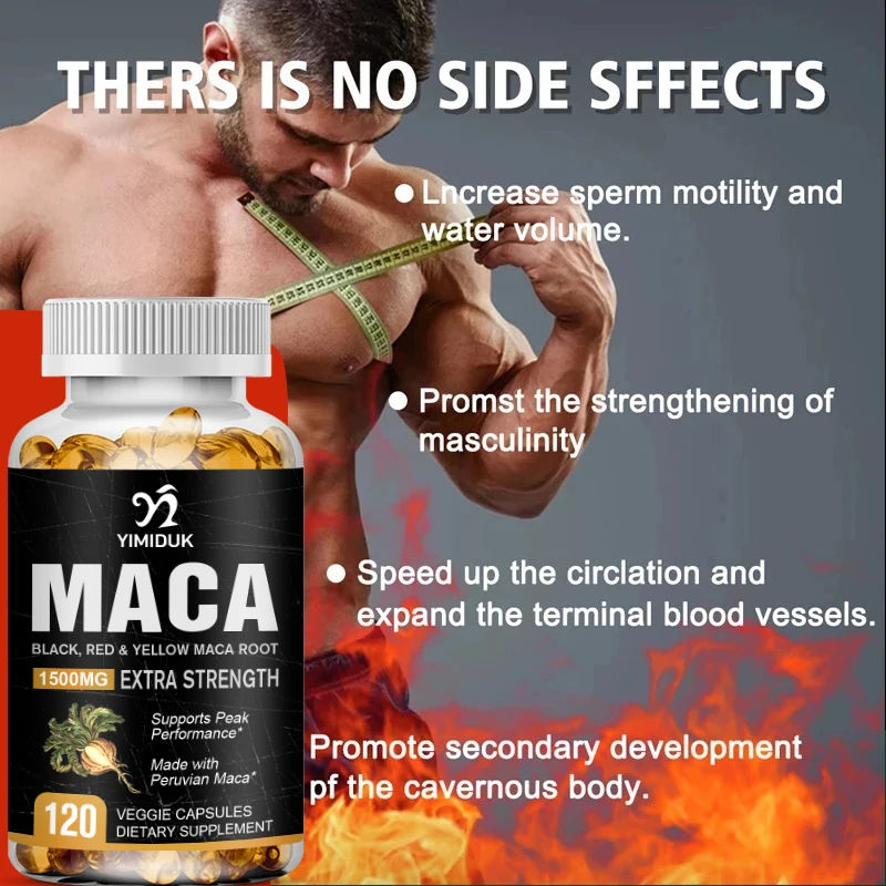 

Maca Root Capsules, Maximize Vitality And Performance Made, Muscle Mass & Improve Endurance
