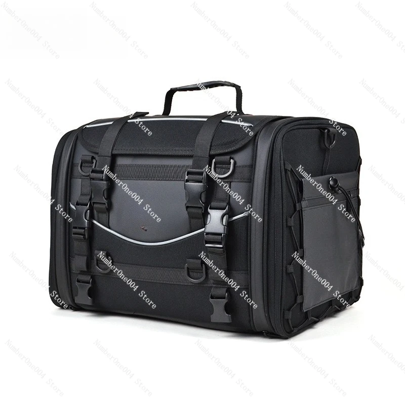 

Motorcycle Rear Seat Bag Long-distance Motorcycle Travel Waterproof Large Capacity Multi-functional Travel Storage Bag