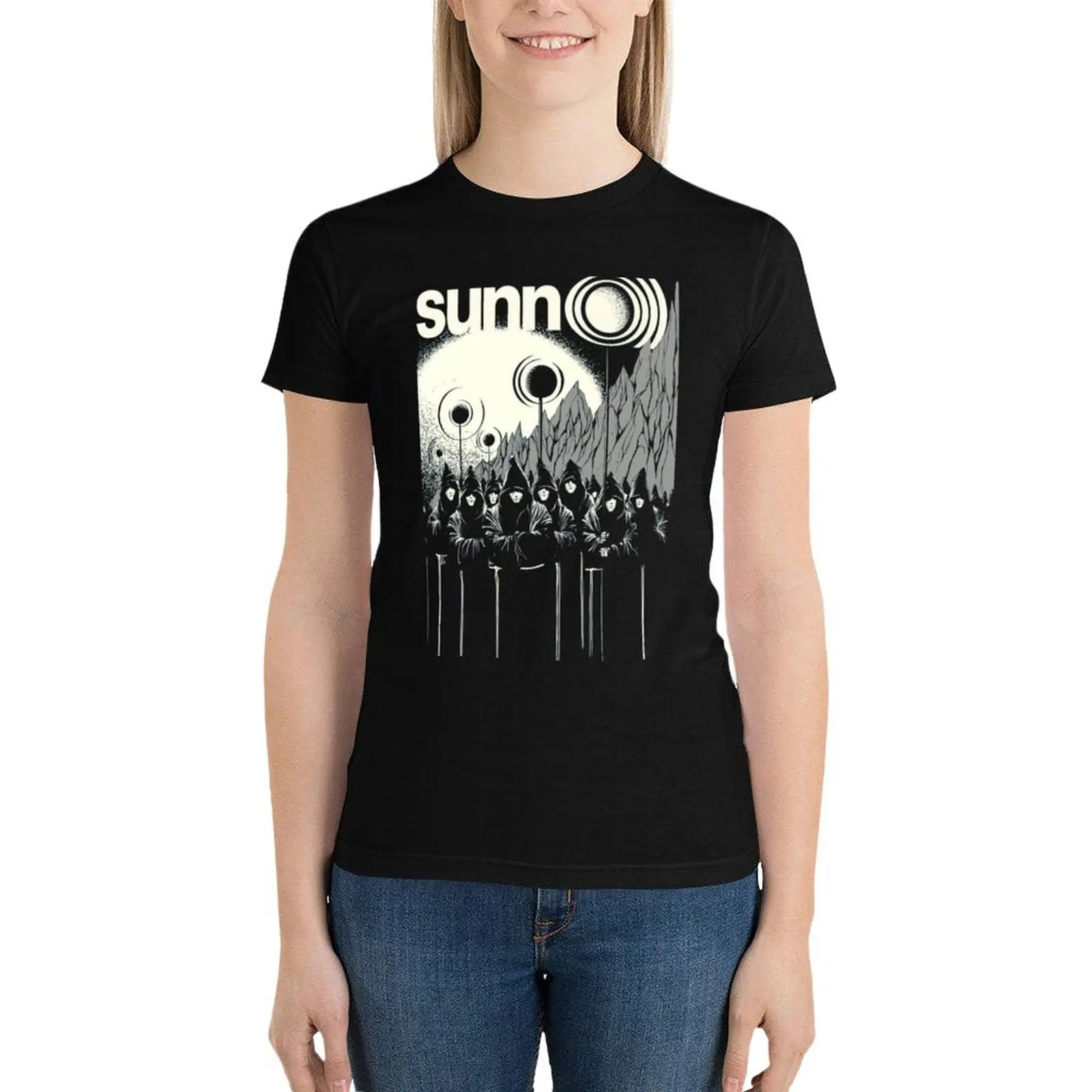 

Sunn O))) T-Shirt Female clothing summer tops cute tops Summer Women's clothing