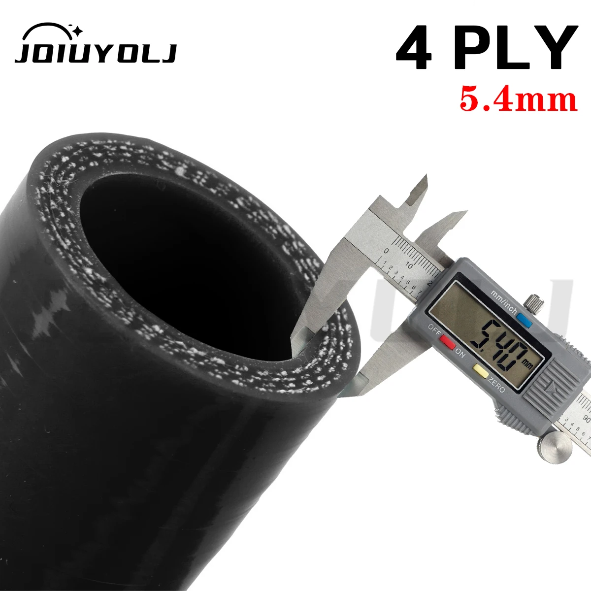 Manguera de tubo de silicona Universal, color negro mate, 4 capas, 90 grados, ID, 76mm, codo, acoplador de manguera de silicona, tubo Intercooler