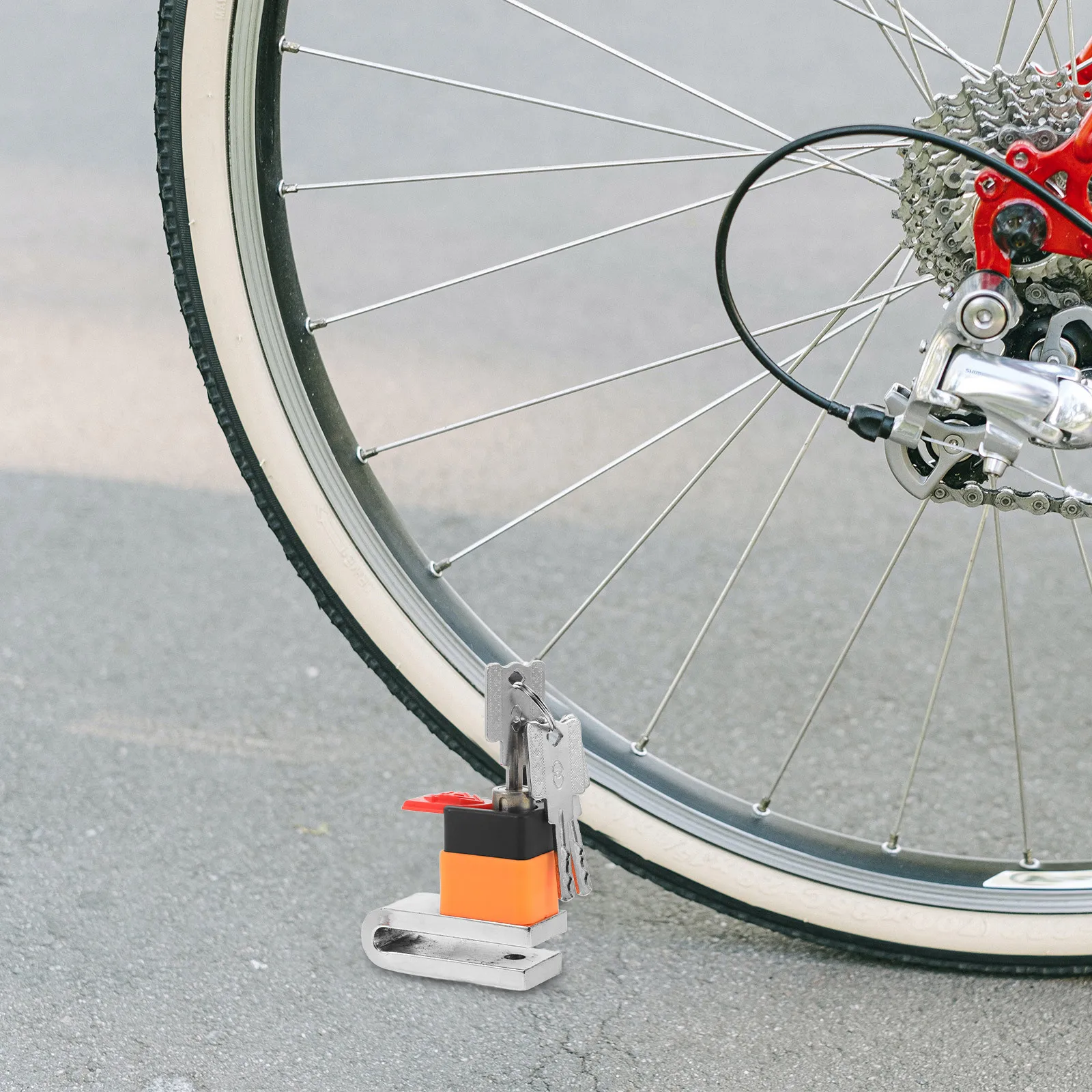 

Disc Brake Lock Heavy Duty Anti Theft for Electric Bike Mountain Bike Motorcycle Scooter Wheel Security Lock with 3 Keys