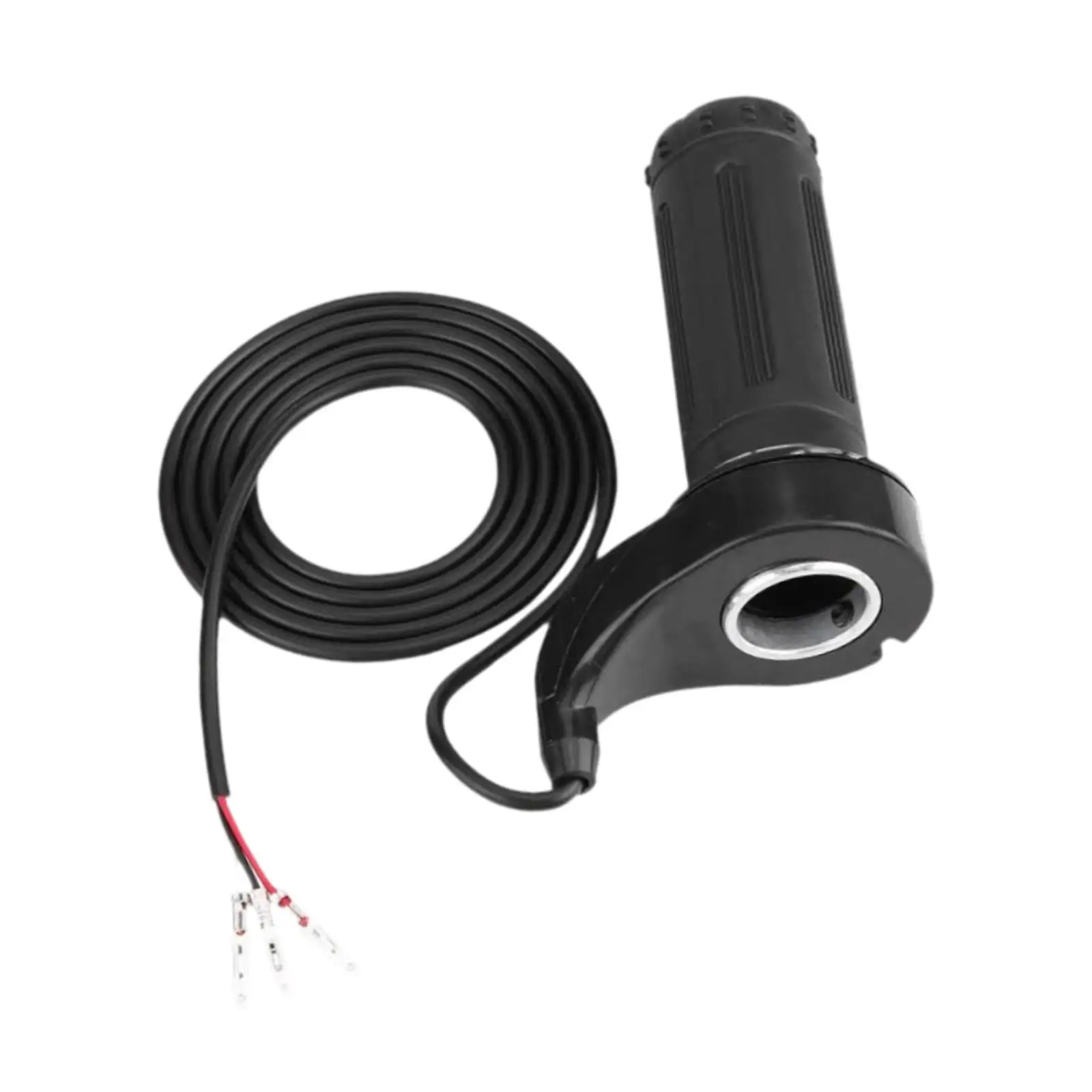 Accelerator Handlebar Throttle Grip Universal Spare Part PP Material 11.3x4.7cm for Bike Scooter 22.5mm 24V to 72V