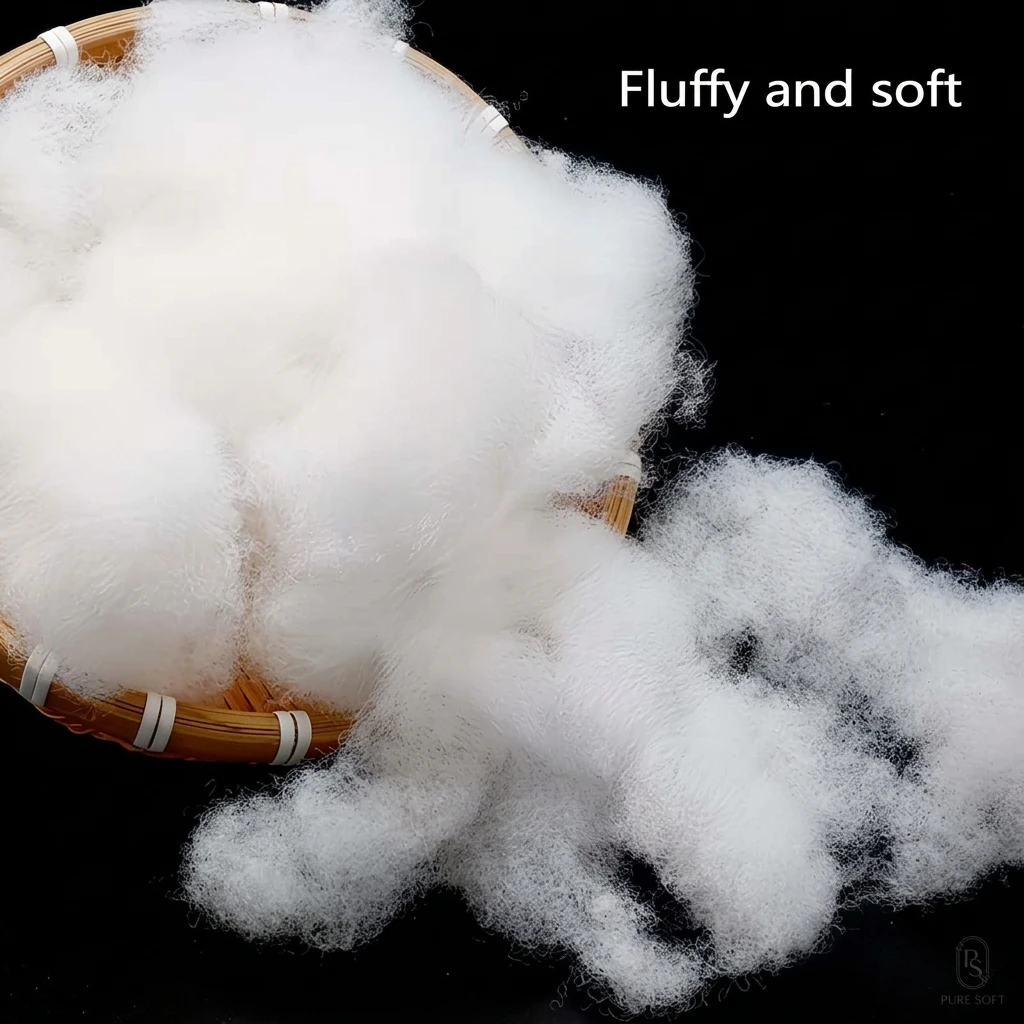 60-200g doll stuffing cotton PP cotton high-quality polyester fiber filling high-elasticity filling DIY handmade pillow stuffing
